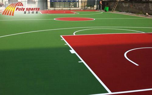 場地施工公司寶力體育介紹硅pu球場_施工案例_杭州寶力體育設施工程